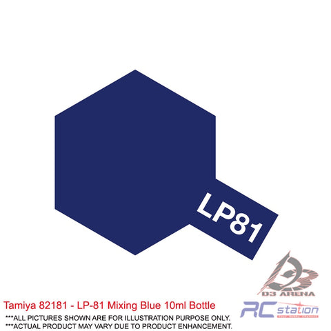 Tamiya #82181 - LP-81 Mixing Blue 10ml Bottle