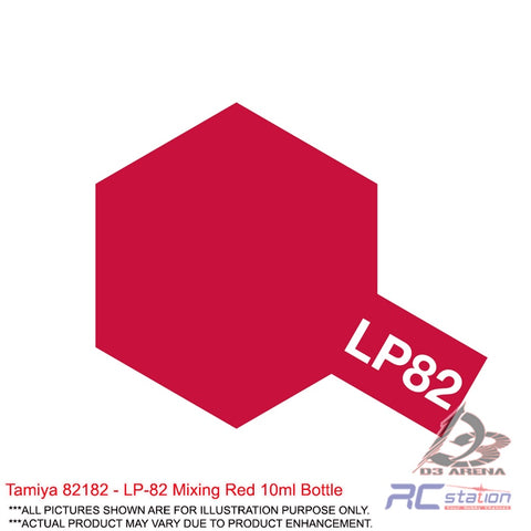 Tamiya #82182 - LP-82 Mixing Red 10ml Bottle
