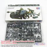Tamiya #35047 - 1/35 German 75mm Anit  -Tank Gun | Military Miniature Series