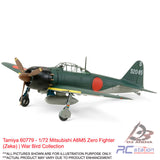 Tamiya #60779 - 1/72 Mitsubishi A6M5 Zero Fighter (Zeke) | War Bird Collection