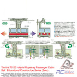 Tamiya STEM #70120 - Aerial Ropeway Passenger Cabin Set | Educational Construction Series (Sets)