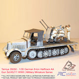 Tamiya #35050 - 1/35 German 8-ton Halftrack AA Gun Sd.Kfz7/1 WWII | Military Miniature Series