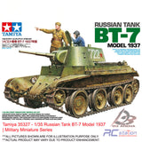 Tamiya #35327 - 1/35 Russian Tank BT-7 Model 1937 | Military Miniature Series