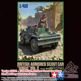 Tamiya #32581 - 1/48 British Armored Scout Car Dingo Mk.II | Military Miniature Series