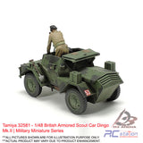 Tamiya #32581 - 1/48 British Armored Scout Car Dingo Mk.II | Military Miniature Series