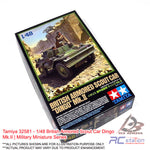 Tamiya #32581 - 1/48 British Armored Scout Car Dingo Mk.II | Military Miniature Series