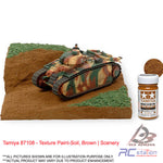 Tamiya Paint #87108 - Diorama Texture Paint - Soil Effect, Brown, 100ml | Scenery