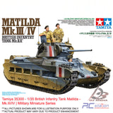 Tamiya #35300 - 1/35 British Infantry Tank Matilda - Mk.III/IV | Military Miniature Series