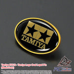 Tamiya #67510 - Tamiya Logo Oval Lapel Pin (Black/Gold) | Tamiya Original Goods