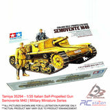 Tamiya #35294 - 1/35 Italian Self-Propelled Gun Semovente M40 | Military Miniature Series