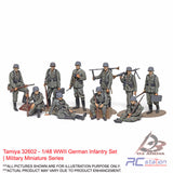 Tamiya #32602 - 1/48 WWII German Infantry Set | Military Miniature Series