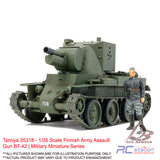 Tamiya #35318 - 1/35 Scale Finnish Army Assault Gun BT-42 | Military Miniature Series