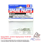 Tamiya #50577 - 3x10mm Tapping Screw *10 SP-577 | R/C Spare Parts