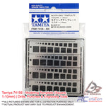 Tamiya Tools #74156 - Modeling Template (Square, 1-10mm) | Drills, Punches & Engraving Tools