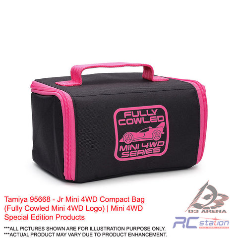 Tamiya #95668 - Jr Mini 4WD Compact Bag (Fully Cowled Mini 4WD Logo) | Mini 4WD Special Edition Products