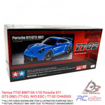 Tamiya TT02 #58712 1/10 Porsche 911 GT3 (992) (TT-02), W/O ESC | TT-02 CHASSIS