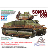 Tamiya #35344 - 1/35 French Medium Tank Somua S35 | Military Miniature Series