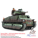 Tamiya #35344 - 1/35 French Medium Tank Somua S35 | Military Miniature Series