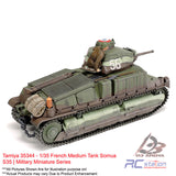 Tamiya #35344 - 1/35 French Medium Tank Somua S35 | Military Miniature Series