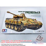 Tamiya #35345 - 1/35 German Medium Tank Panther Ausf.D | Military Miniature Series