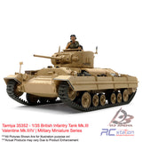 Tamiya #35352 - 1/35 British Infantry Tank Mk.III Valentine Mk.II/IV | Military Miniature Series