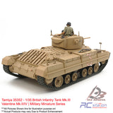 Tamiya #35352 - 1/35 British Infantry Tank Mk.III Valentine Mk.II/IV | Military Miniature Series