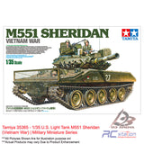 Tamiya #35365 - 1/35 U.S. Light Tank M551 Sheridan (Vietnam War) | Military Miniature Series