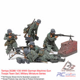 Tamiya #35386 1/35 WWII German Machine Gun Troops Team Set | Military Miniature Series