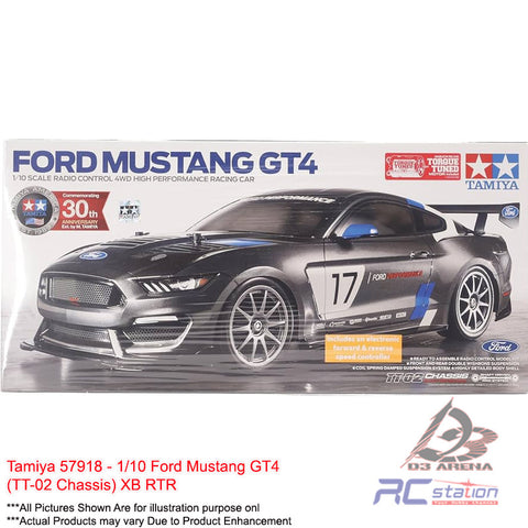Tamiya #57918 - 1/10 Ford Mustang GT4 (TT-02 Chassis) XB RTR