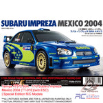 Tamiya #47372-60A - 1/10 Subaru Impreza Mexico 2004 (TT-01E)(w/o ESC) | Special Edition R/C Models