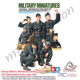 Tamiya Scale Models #35354 - 1/35 Wehrmacht Tank Crew Set | Military Collection Series