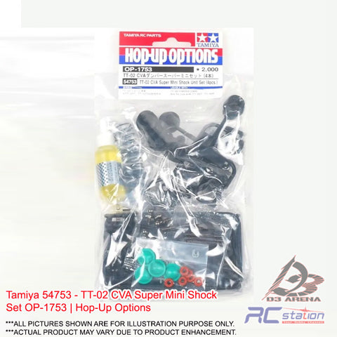 Tamiya #54753 - TT-02 CVA Super Mini Shock Set OP-1753 | Hop-Up Options