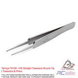 Tamiya #74109 - HG Straight Tweezers Round Tip | Tweezers & Pliers