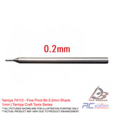 Tamiya #74113 - Fine Pivot Bit 0.2mm Shank 1mm | Drills, Punches & Engraving Tools