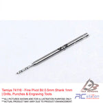 Tamiya #74116 - Fine Pivot Bit 0.5mm Shank 1mm | Drills, Punches & Engraving Tools