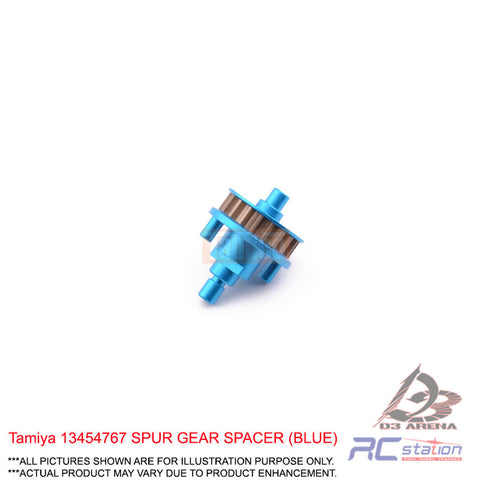 Tamiya #13454767 SPUR GEAR SPACER (BLUE)