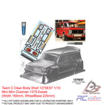 Team C Clear Body Shell 1275EST 1/10 Mini Mini Clubman 1275 Estate (Width 165mm, WheelBase 225mm)
