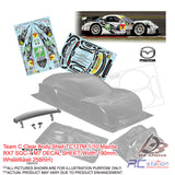 Team C Clear Body Shell TC127 1/10 Mazda RX7 SGC-7 (Width 190mm, WheelBase 258mm)