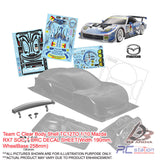 Team C Clear Body Shell TC127 1/10 Mazda RX7 SGC-7 (Width 190mm, WheelBase 258mm)