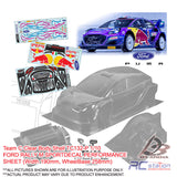 Team C Clear Body Shell TC132 1/10 Ford Puma Rally (Width 190mm, WheelBase 258mm)