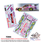 Team C Sticker TC955 1/10 Silvia S13 Sticker