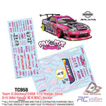 Team C Sticker TC958 1/10 Nissan Silvia S15 (Miki Takagi 高木美紀) Sticker