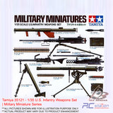 Tamiya #35121 - 1/35 U.S. Infantry Weapons Set | Military Miniature Series