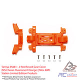 Tamiya #95681 - Jr Reinforced Gear Cover (MS Chassis Fluorescent Orange) | Mini 4WD Station Limited Edition Products