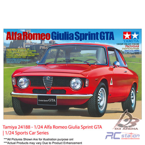 Tamiya #24188 - 1/24 Alfa Romeo Giulia Sprint GTA | 1/24 Sports Car Series