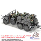 Tamiya #32580 - 1/48 German 6x4 Towing Truck Kfz.69 - with 3.7cm Pak | Military Miniature Series