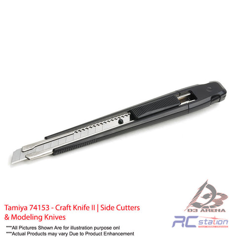 Tamiya #74153 - Craft Knife II | Side Cutters & Modeling Knives