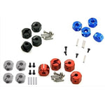 Wheel Adaptor for 1/10 RC Car (Blue, Black, Red, Titanium) Offset +4mm,+5mm,+6mm, 7mm, +8mm, +9mm, +10mm, +11mm, +12mm