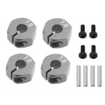 Wheel Adaptor for 1/10 RC Car (Blue, Black, Red, Titanium) Offset +4mm,+5mm,+6mm, 7mm, +8mm, +9mm, +10mm, +11mm, +12mm