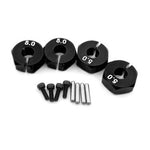 Wheel Adaptor for 1/10 RC Car (Blue, Black, Red, Titanium) Offset +4mm,+5mm,+6mm, 7mm, +8mm, +9mm, +10mm, +11mm, +12mm